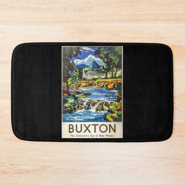 Item preview, Buxton retro poster designed and sold by CorasPosters.