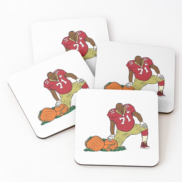 Item preview, San Francisco 49er with pumpkins vector image designed and sold by binti163.