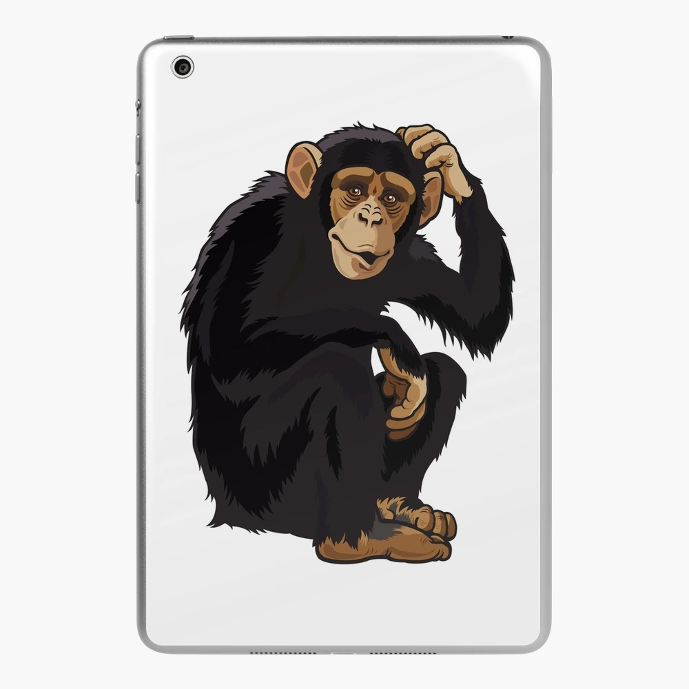 Laughing Monkey Saying Hii iPad Case & Skin for Sale by Ani1111