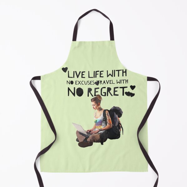 Item preview, Live Life with no Excuses, Travel with No Regret designed and sold by HamiltonmagicTs.