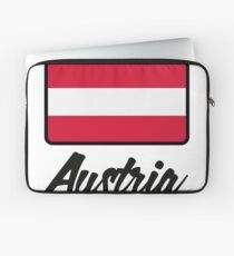 National Flag of Austria Laptop Sleeve