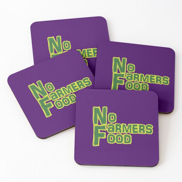 Item preview, NO FARMERS NO FOOD NO FUTURE designed and sold by Delicious Design ⭐⭐⭐⭐⭐.