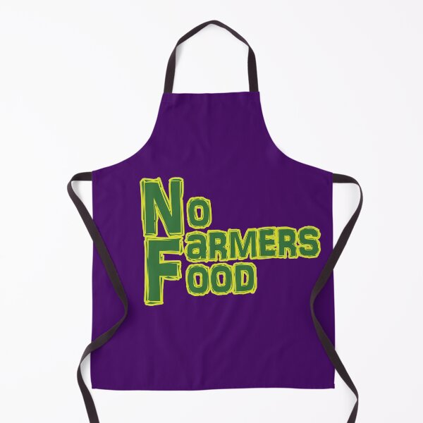 Item preview, NO FARMERS NO FOOD NO FUTURE designed and sold by Delicious Design ⭐⭐⭐⭐⭐.