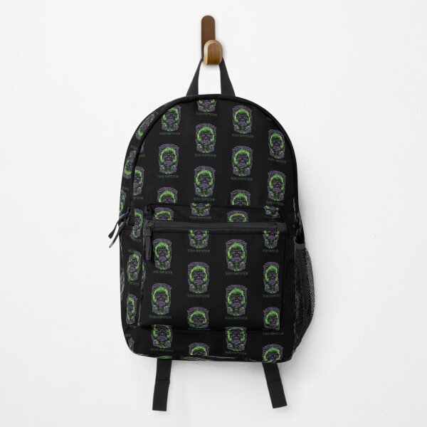 Item preview, Too hipster- monkey with green hair, glasses and bow tie designed and sold by josephsteez.
