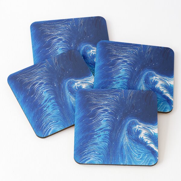 Item preview, "Dive" Acrylic Pour designed and sold by ElleJStudio.