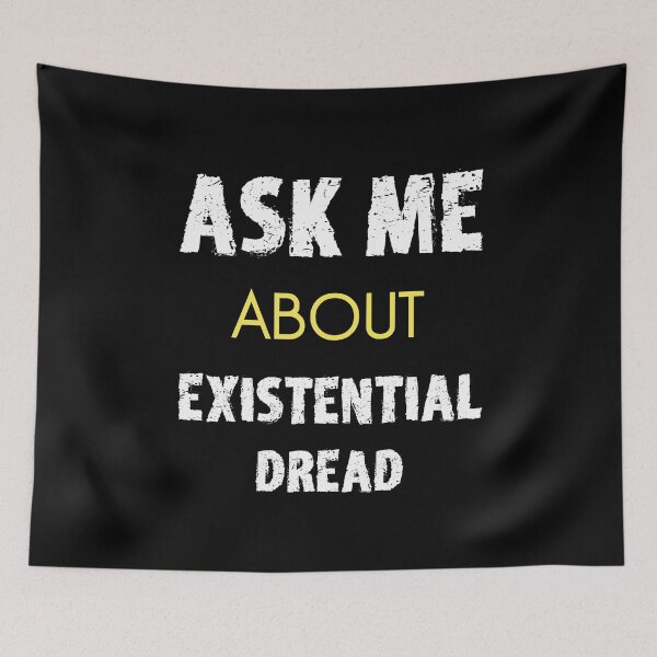 Item preview, Ask me About Existential Dread Pessimism Depression Anxiety designed and sold by h44k0n.