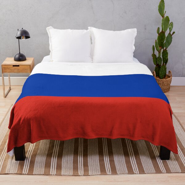 Flag of Russia Throw Blanket