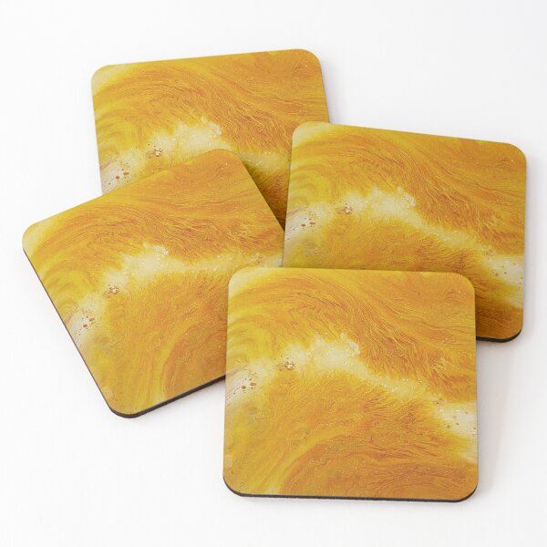 Item preview, "Golden" Acrylic Pour designed and sold by ElleJStudio.