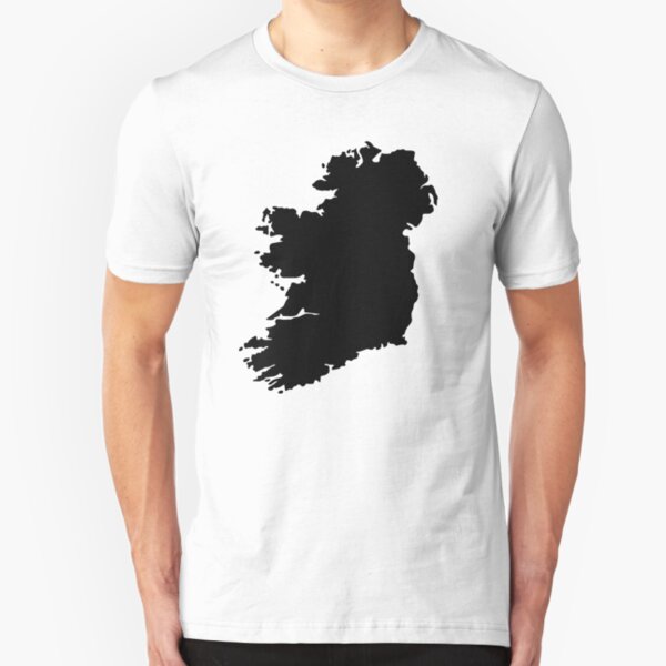 Map of Ireland Slim Fit T-Shirt