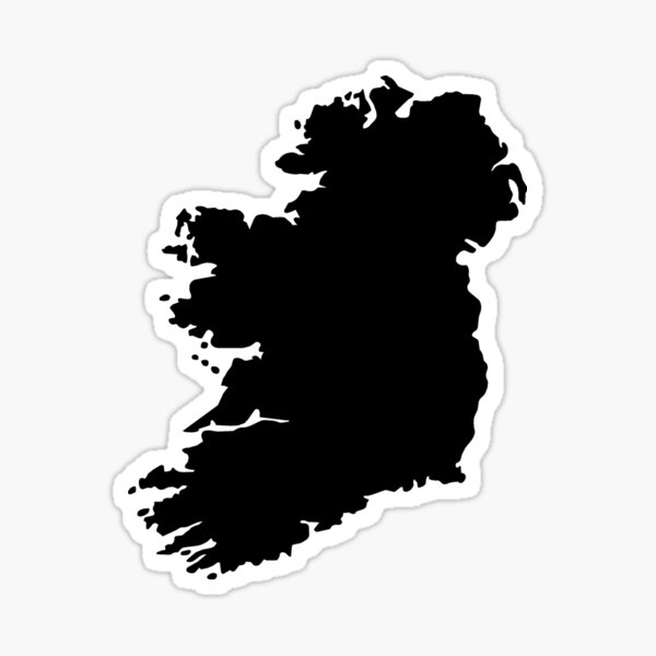 Map of Ireland Sticker