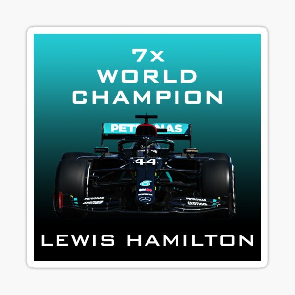 Lewis Hamilton Art Sticker