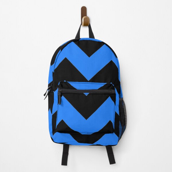 Item preview, Chevron azul real vibrante y negro designed and sold by ShajenDesigns.