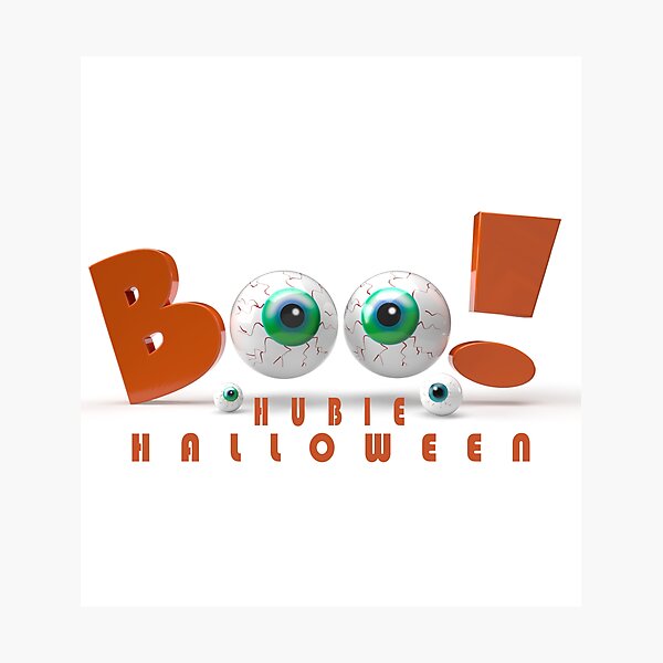 " Hubie Halloween 3" Photographic Print for Sale by diab83 Redbubble