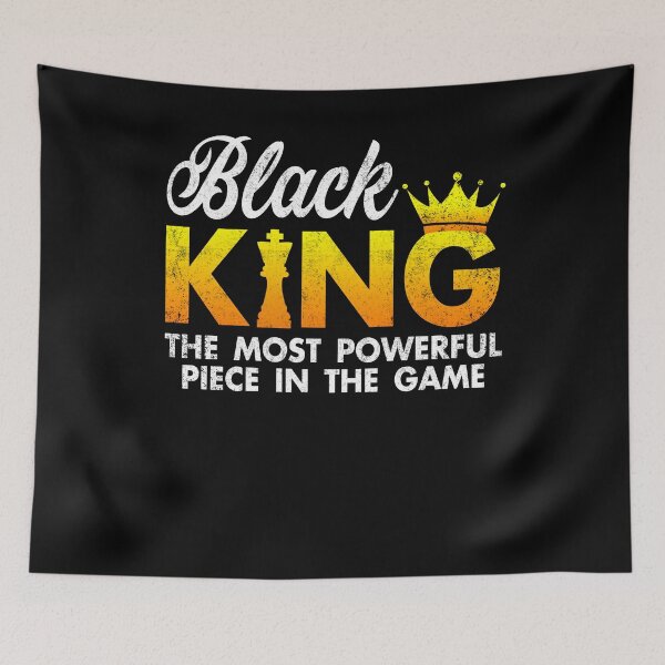 Item preview, The Most Powerful Piece In The Game Black King Chess Gift  designed and sold by Simeon	 Dorelus.