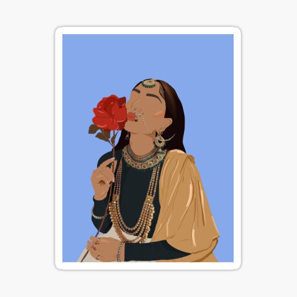 Desi Baddie Series - Royalty Sticker