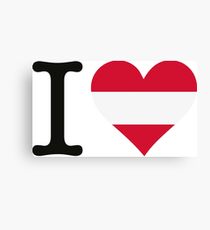 I love Austria Canvas Print