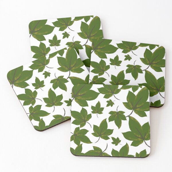 Item preview, Diseño de patrón de hoja verde designed and sold by CreativTEES !.