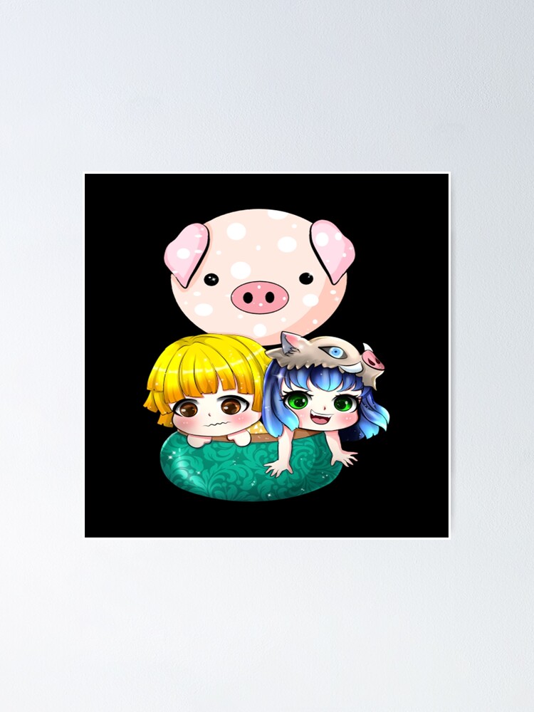 Kimetsu No Yaiba Nezuko Cute Gift Poster By Thomasvelez Redbubble