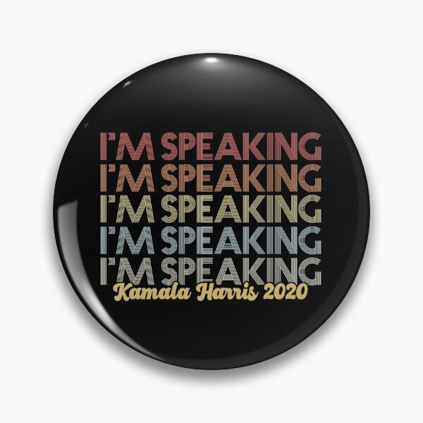 Item preview, I'm Speaking Kamala Harris 2020 Vice Presidential Debate Quote designed and sold by Anazzy.