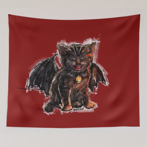 Item preview, Cute Ghost Rider Black Cat designed and sold by MAZAX.