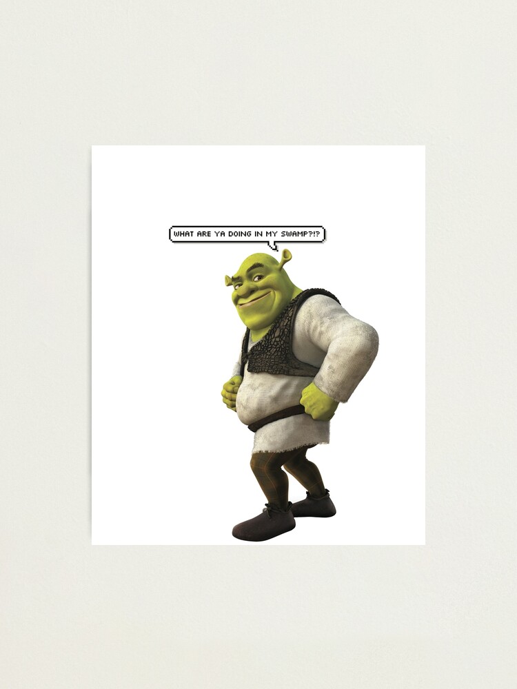 Come into my Swamp - Shrek Sticker for Sale by SparkyDesign