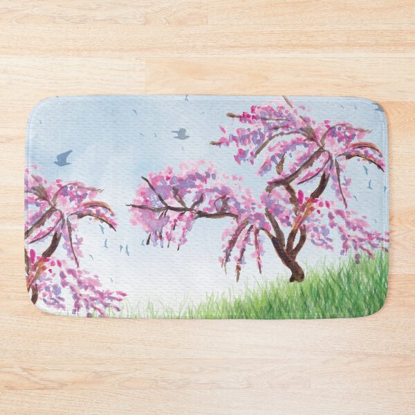 Item preview, Watercolor Spring Landscape designed and sold by Vector Scout Lab.