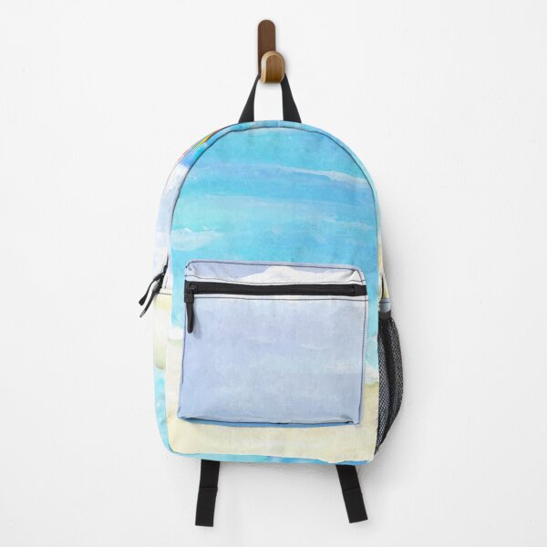 Item preview, Watercolor Beach Landscape designed and sold by Vector Scout Lab.