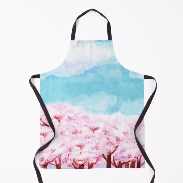 Item preview, Watercolor Spring Cherry Blossom Landscape designed and sold by Vector Scout Lab.