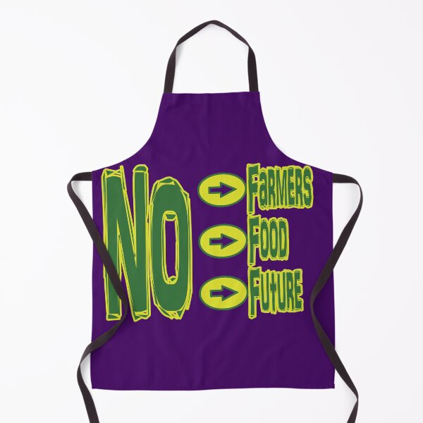 Item preview, NO FARMERS NO FOOD NO FUTURE designed and sold by Delicious Design ⭐⭐⭐⭐⭐.