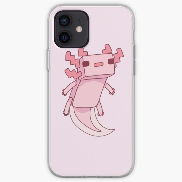 Pixel Axolotl iPhone Soft Case