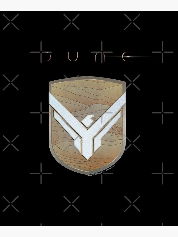 "Dune (2020) House Atreides Family Crest" Mounted Print for Sale by
