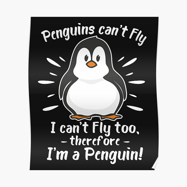 Penguin Joke Posters Redbubble