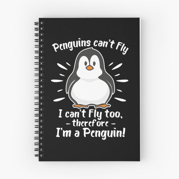 Item preview, Penguins can't fly I can't fly too, therefore, I'm a penguin lover funny gift designed and sold by alenaz.