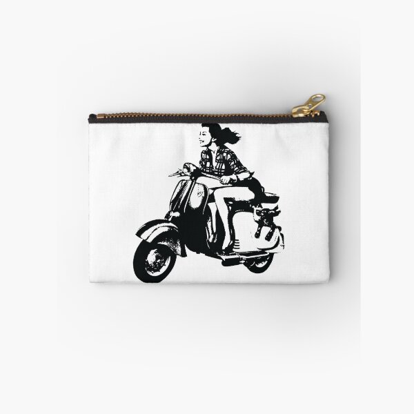 Item preview, Girl on scooter vector graphics designed and sold by binti163.