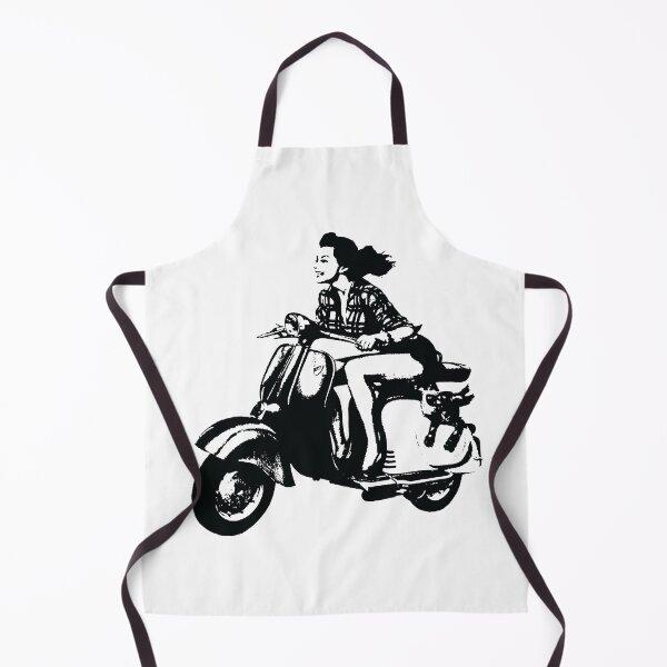 Item preview, Girl on scooter vector graphics designed and sold by binti163.