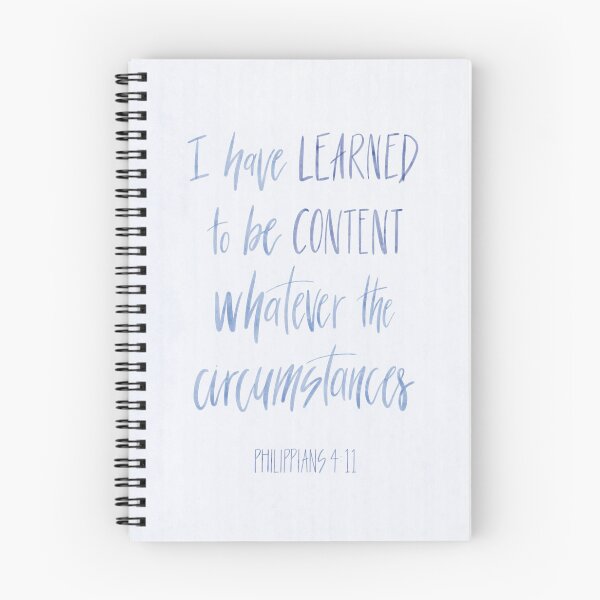 Aperçu de l'œuvre Philippiens 4:11 - J'ai appris à être content quelles que soient les circonstances créée et vendue par cinw.