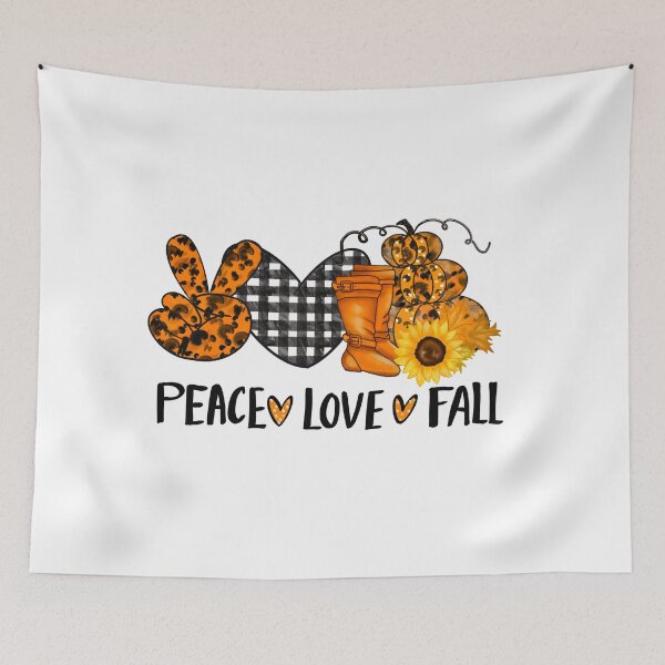 Item preview, Peace Love Fall designed and sold by SasKloset.