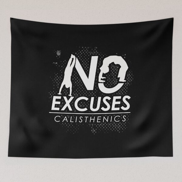 Item preview, No excuses calisthenics designed and sold by mederDESIGNS.
