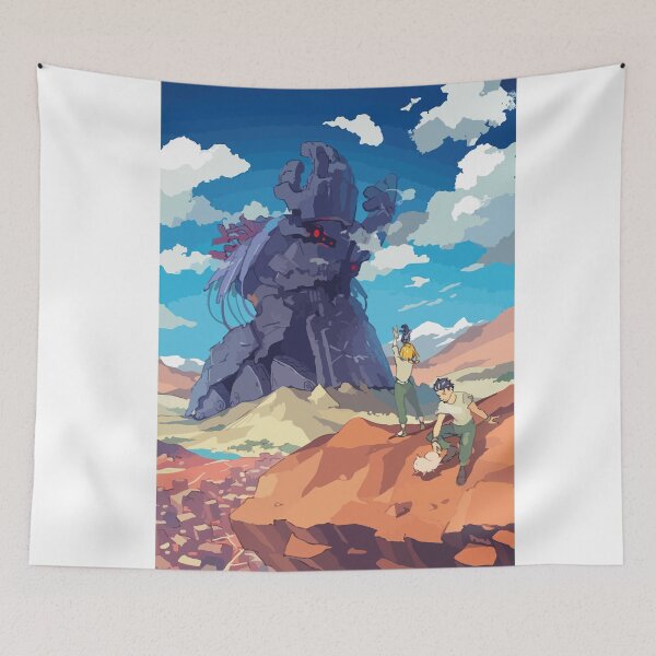 Item preview, Deca Dence - Artwork Natsume and Kaburagi Gadoll fortress designed and sold by Ethanlios.