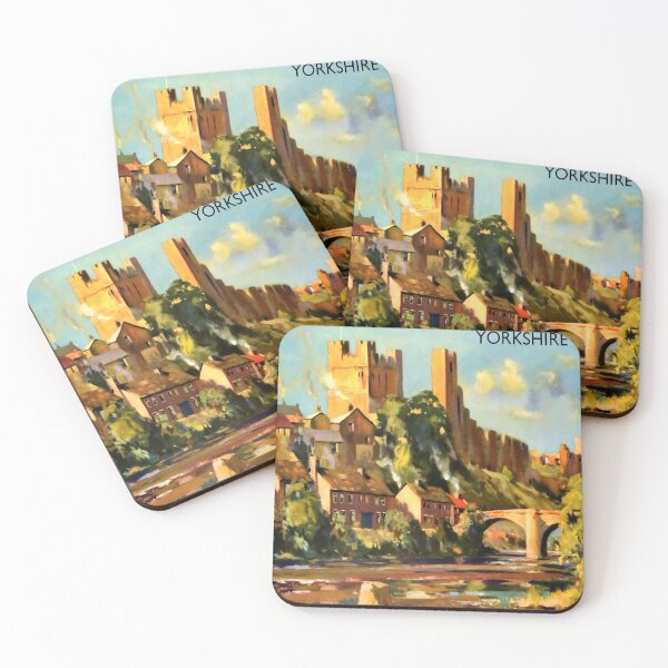 Item preview, Richmond Yorkshire retro poster designed and sold by CorasPosters.