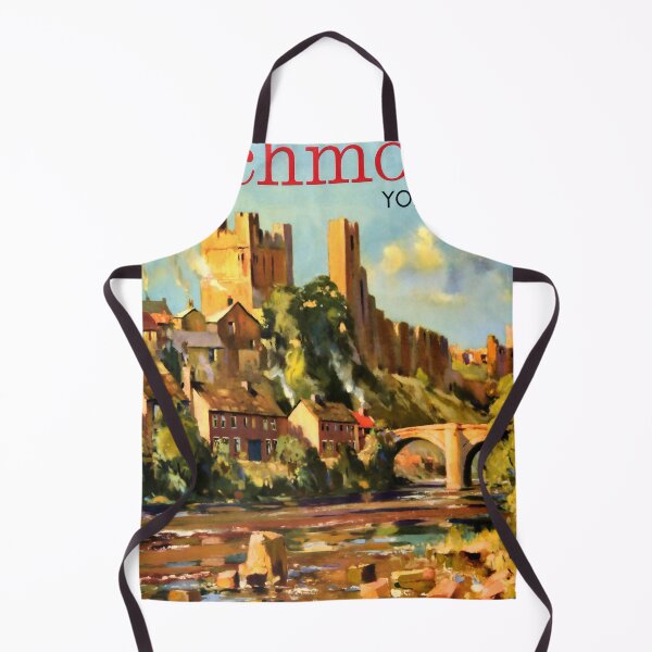 Item preview, Richmond Yorkshire retro poster designed and sold by CorasPosters.