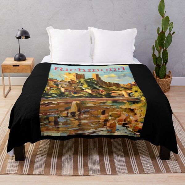 Item preview, Richmond Yorkshire retro poster designed and sold by CorasPosters.