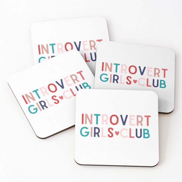 Item preview,  Introvert  Gils Club colorful letters  designed and sold by Dollfacedesign.