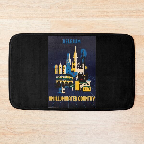 Item preview, Belgium retro poster designed and sold by CorasPosters.