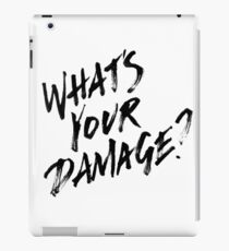 What's Your Damage? iPad Case/Skin