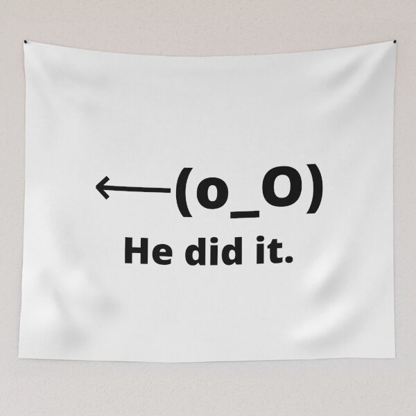 Item preview, Pointer Emoji, He Did It designed and sold by MeMerchNDice.