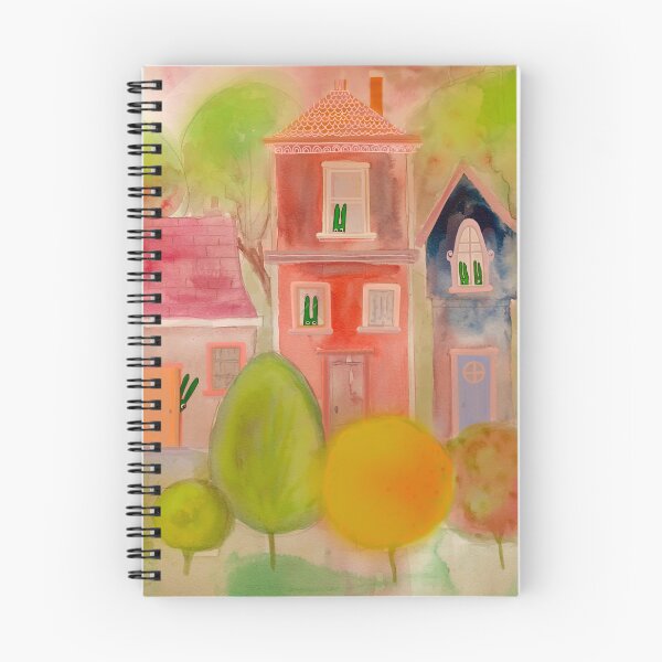Item preview, green bunny town designed and sold by Marianna Tankelevich.