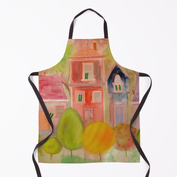 Item preview, green bunny town designed and sold by Marianna Tankelevich.