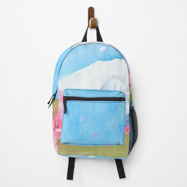 Item preview, Watercolor Cherry Blossom Landscape designed and sold by Vector Scout Lab.