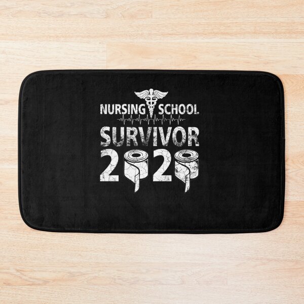 Item preview, Nursing School Survivor 2020 Gift Graduation Party Nurse RN designed and sold by Simeon	 Dorelus.